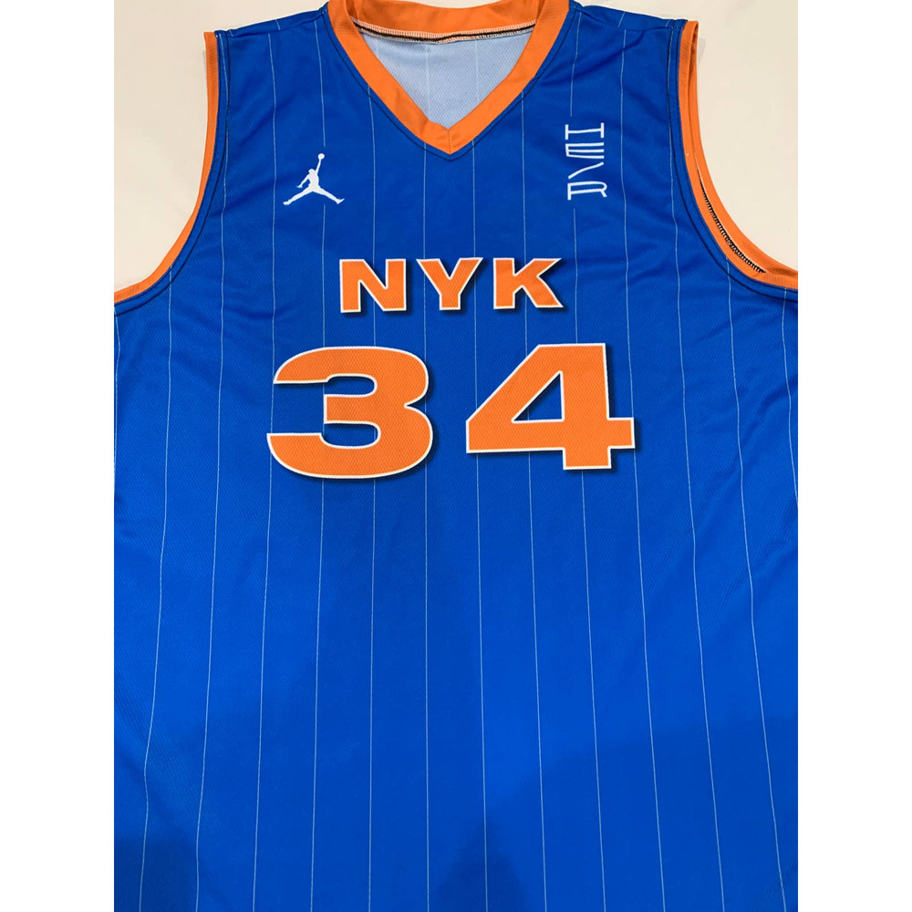 NYK Legacy #34 Blue Jersey Size XL